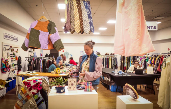 Intérieur de la boutique éphémère