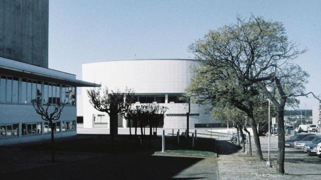 Council offices, Oliveira do Bairro. Taken with the Zenit 11.