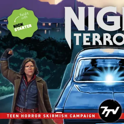 @crookeddice.bsky.social "Night Terrors" Kickstarter, small-town sci-fi/horror. Featuring Pilgrim’s Bluff, 30 minis, and Sarissa Precision's MDF structures. Check it out! https://l.d20.ninja/2p883wh8 #CrookedDice #Kickstarter #NightTerrors #TabletopGames #HorrorGaming #Miniatures #Tabletop