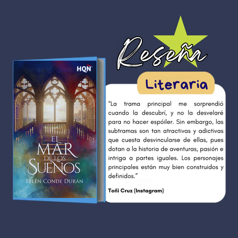 "La trama principal me sorprendió cuando la descubrí, y no la desvelaré para no hacer espóiler. Sin embargo, las subtramas son tan atractivas y adictivas que cuesta desvincularse de ellas, pues dotan a la historia de aventuras, pasión e intriga a partes iguales. Los personajes principales están muy bien construidos y definidos."