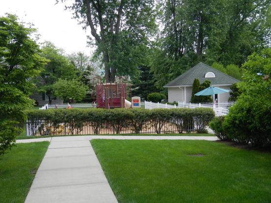 Pool and playground at our home in Peekskill, NY