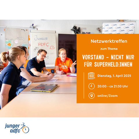 Info-Bild zum kommenden Netzwerktreffen.