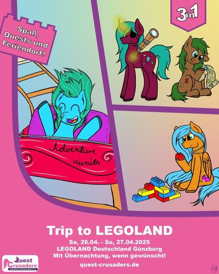 Trip to Legoland münchen ad banner for meetup