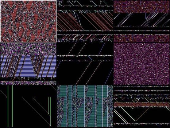 “Calife” artwork provided by: Rucker, Rudy (1996) "Rudy Rucker's Julgnarl," SWITCH: Artificial Life Vol. 3: No. 1, Article 13. 

Inspired by an interview with Stephen Wolfram, Rucker joined the faculty of San José State University as a computer science professor in 1986 and served until his retirement as professor emeritus in 2004. From 1988 to 1992, he worked for John Walker at Autodesk as a cellular automata programmer.