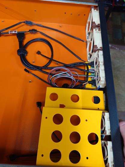 Test fitting fans before attaching them