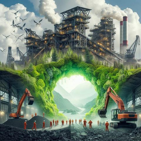 Transformation eines eisenerzminenunternehmens zur grünen Energie