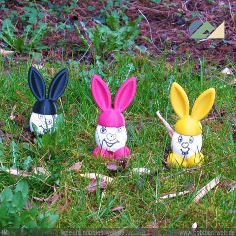 Eggli - Nobbies fröhliches Hasenosterei für den Frühstückstisch