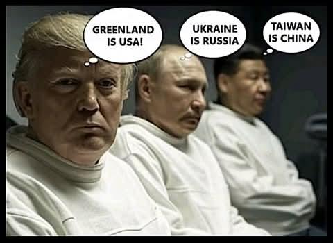 Birds of a feather dictators waiting for their lobotomies
