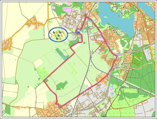 Bildbeschreibung:
Screenshot der heutigen Rundtour aus QMapShack.