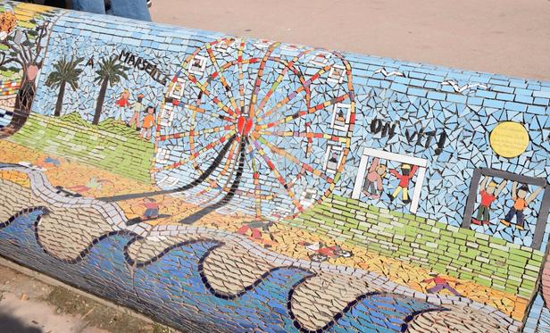 Mosaïque corniche Marseille