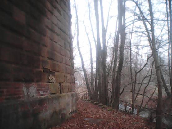 Lonely mood under a bridge.