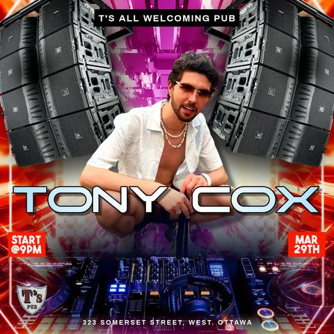 Dj Tony Cox for underwear night at T's Pub @ 323 Somerset St, West.

#Underwear Night with DJ Tony Cox @ 9 PM! #LGBTQIA #2SLGBTQIA Visit @stroked_ego if you need a new pair!