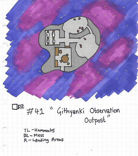 Hand-drawn TTRPG dungeon map.