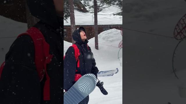 疯狂滑雪的一周🏂 #周翊然 #ZhouYiran #Shorts