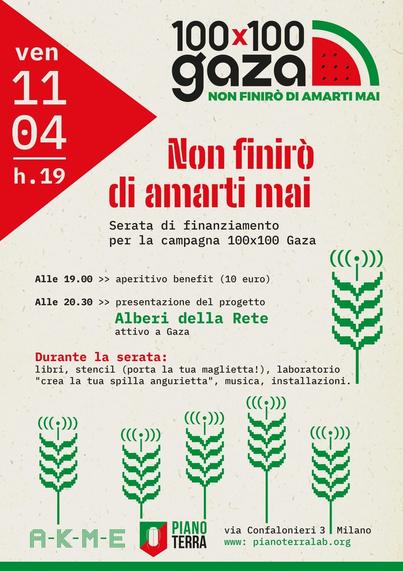 100x100GAZA -Non finirò di amarti mai
