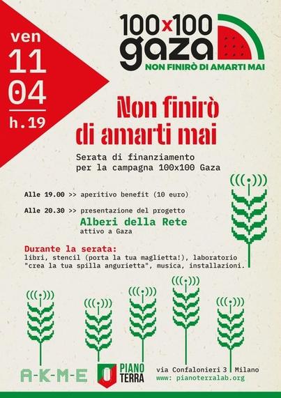 100x100GAZA -Non finirò di amarti mai