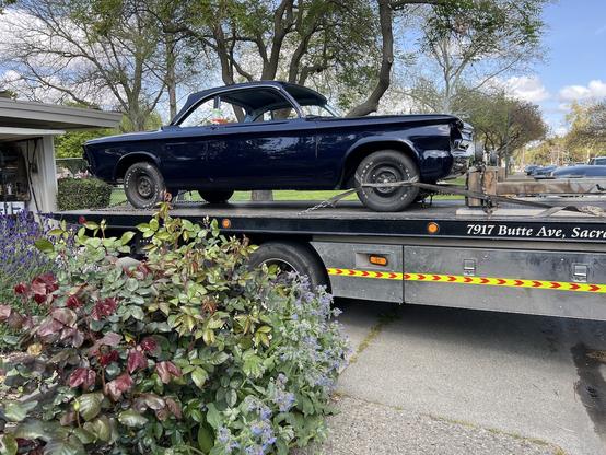 1964 Corvair after bodywork
