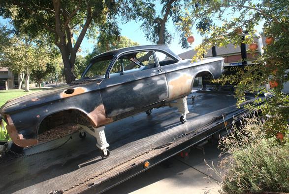 !964 Corvair prior to bodywork