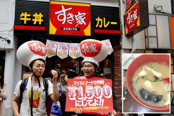 Japanese fast-food chain Sukiya temporarily closes due to rat, bug contamination