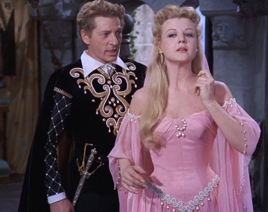 Screenshot aus dem Film: 
Danny Kaye und Angela Lansbury