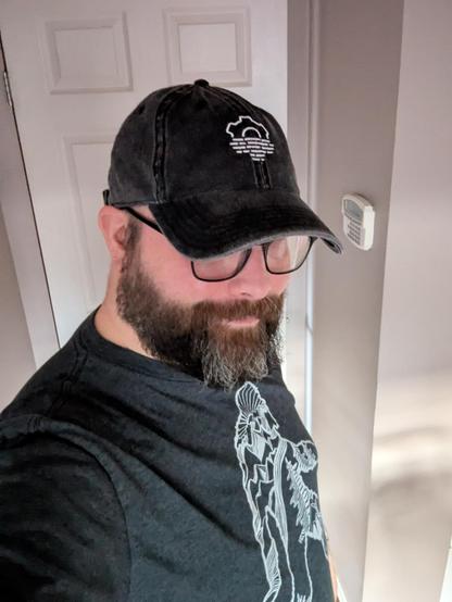 Me sporting my new System Crafter's dad cap