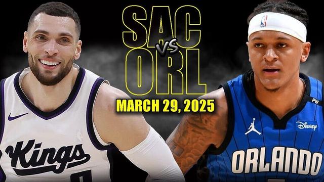 Sacramento Kings vs Orlando Magic Full Game Highlights - March 29, 2025 | NBA Regular Season