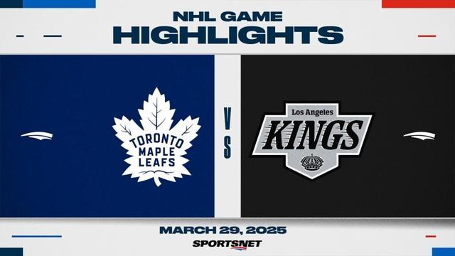 NHL Highlights | Maple Leafs vs. Kings - March 29, 2025