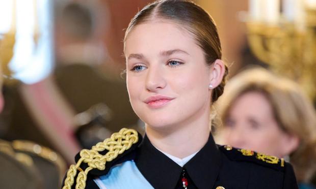 La princesa Leonor, a principios de este año. (Getty Images)