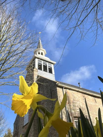 Gertrudiskerk Peins, etappekerk en refugio van Het Ziltepad