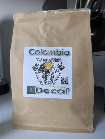 Paczka kawy Colombia Tombaga Decaf.