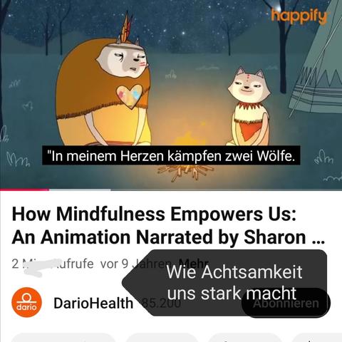 Grafik als Screenshot How Mindfulness Empowers Us Empfehlung BlogArtikel Wie Achtsamkeit uns stark macht