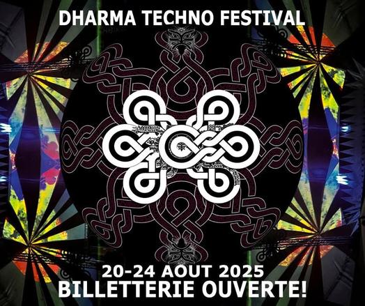 Annonce ouverture billeterie du dharma techno festival du 20 au 24 aout 2025