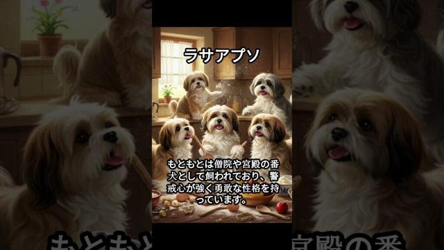 ラサアプソのかわいい生態、雑学【犬】#dog #dogshortsvideo #いぬ #イヌ #犬 #子犬  #かわいい #雑学 #豆知識 #解説