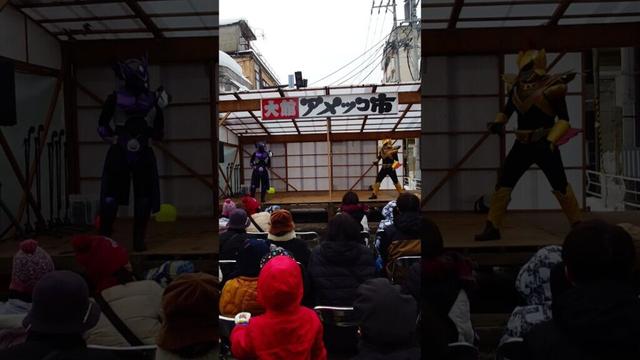 #コウライザー ショー  ＠ #大館アメッコ市  2025.1.25  その5 #shorts #akita #odate #coriser #hero #localhero #henshin #変身