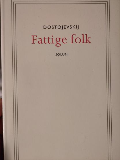 Fremsiden av Dostojevskij - Fattige Folk