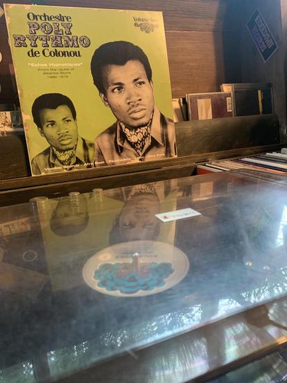 PolyRythmo on the turntable