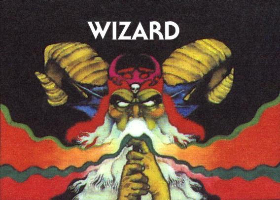 "Wizard," from the Dark Tower board game. Art by Bob Pepper.