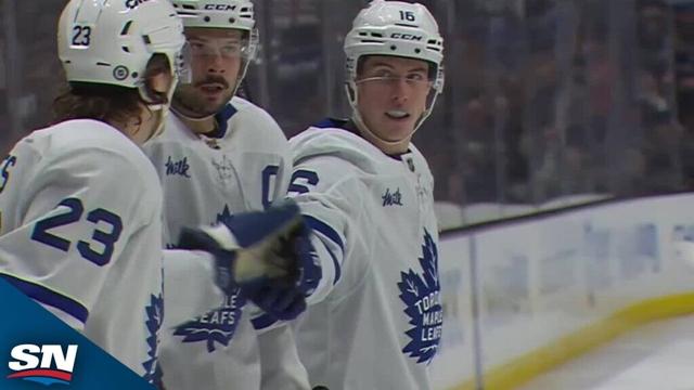 Maple Leafs' Mitch Marner Outwaits Ducks' Lukas Dostal For Unreal Breakaway Goal