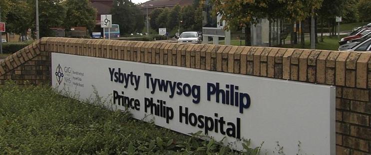 Prince Phillip Hospital in Llanelli