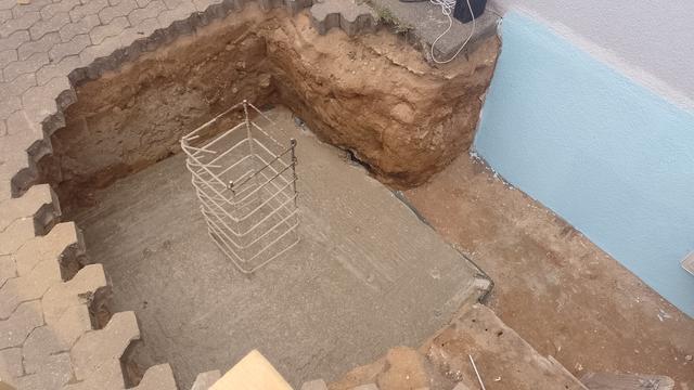 Fundament Balkonpfosten