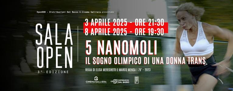 Proiezione di "5 Nanomoli. Il sogno olimpico di una donna trans" - @SalaOpen 3^ Edizione