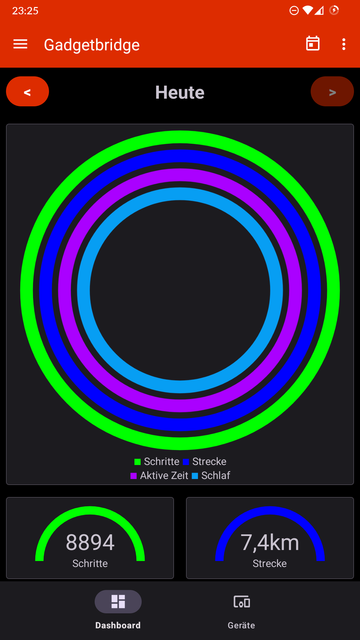 Zieldiagramm, welches inhaltlich vollkommen nutzlos ist, weil es nur 4 volle, bunte Kreise anzeigt?