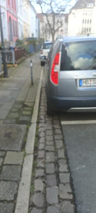 poller wurde entfernt um zu parken