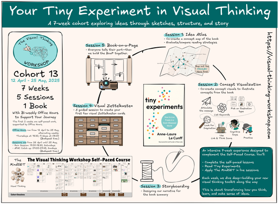 Visual Thinking Workshop Cohort 13 poster