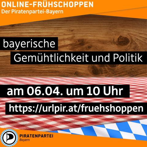 Einladung zum Online-Frühschoppen am Sonntag, 6. April 2025, ab 10:00 Uhr