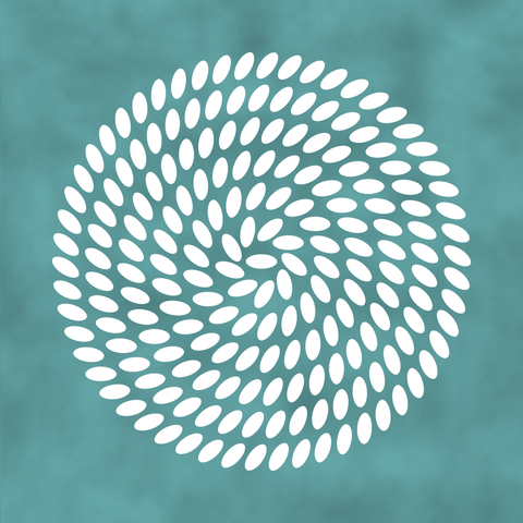 190 ellipses in a circular pattern.