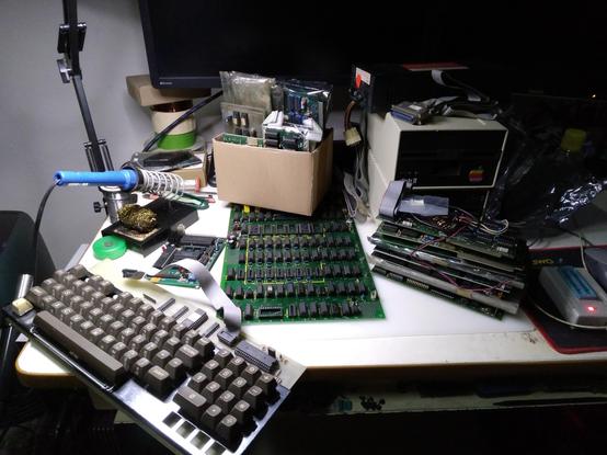Bunch of Apple II parts.
