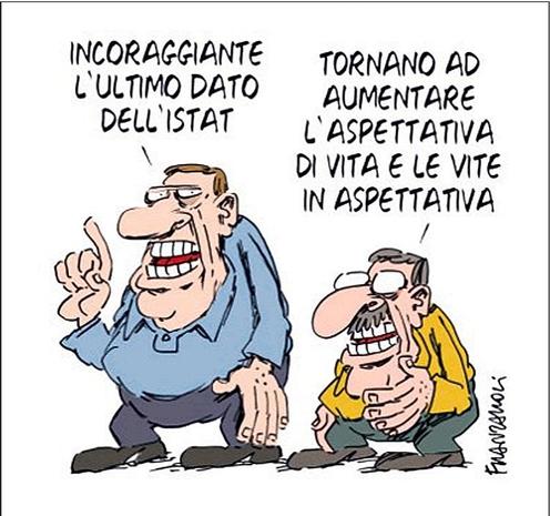 "incoraggiante l'ultimo dato Istat. Tornano ad aumentare l'aspettativa di vita e le vite in aspettativa".