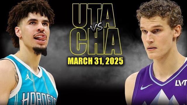 Charlotte Hornets vs Utah Jazz Full Game Highlights - March 31, 2025 | NBA Regular Season