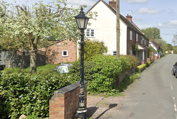 One of the lamp posts on Mill End Lane. Picture: Google Streetview